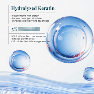 KORMESIC ผลิตภัณฑ์สั่งทำพิเศษ OEM เซรั่มบำรุงหนังศีรษะและเส้นผมสูตรเคราติน ขนาด 10 มล. ช่วยเร่งการเจริญเติบโตของเส้นผม ออร์แกนิค ซ่อมแซมผมเสียอย่างมืออาชีพ - Product Image 3