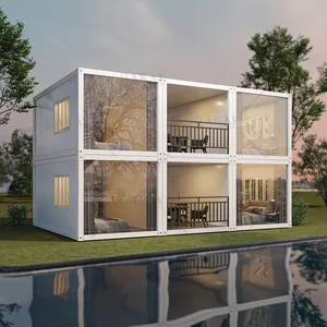 Günstige Container haus Luxus Design Winziges Haus Container China Flat Pack Container Haus zum Leben