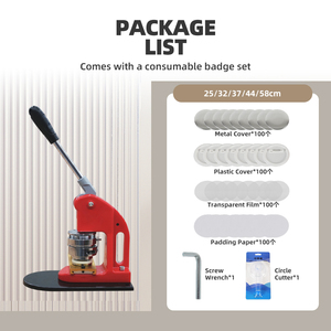 Tự làm thân thiện với nút bấm máy cho việc tạo ra cá nhân Phù Hiệu nam châm và Chân 25-58 Mét - Product Image 5