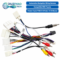 Kompatibel Dengan Toyota Prado 2014-2019 dan 4Runner 2014-2018 TY082 Kabel Adaptor Harness Kabel Daya Navigasi Radio Mobil