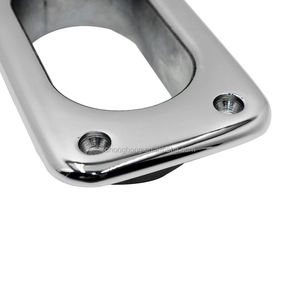 Matériel marin Quadrate Ovale Hawse Pipe Yahct 100x50mm 316 Acier Inoxydable Carré Hawse Pipe Bateau Deck Hawse Pipe avec <span class=keywords><strong>Taquet</strong></span> - Product Image 5