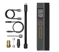 Compresseur d'air automatique puissant sans fil Pompe de gonflage de pneus de voiture numérique Pompe à air à batterie au lithium rechargeable filaire ou sans fil