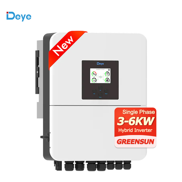 Inverter Hybride deye 6kw Hybrid Inverters 6k Electrical Equipment Inverter Low Voltage 220V