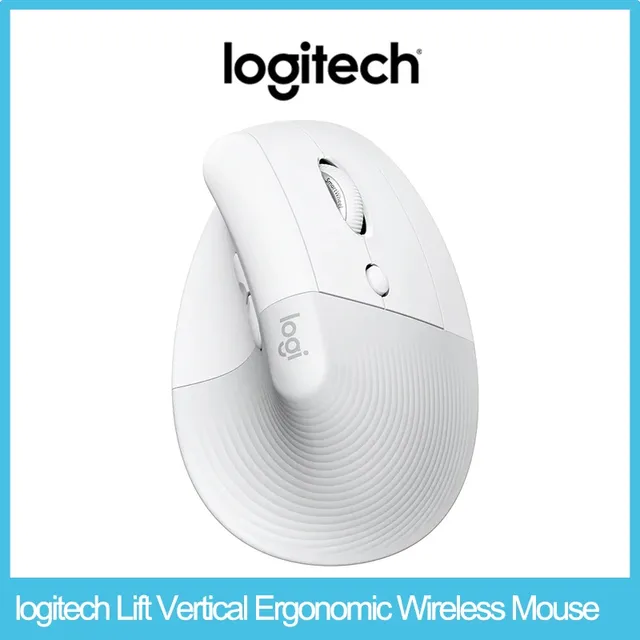 For Lift LED Backlit 5-Button Vertical Ergonomic Wireless Mouse Silent Click /USB Dual Mode for PC Laptop Tablet