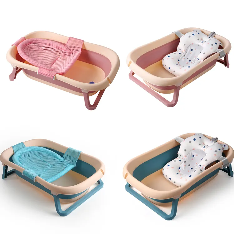 Baby Bath Tub Foldable ECO Friendly Foldable Bath Tub Kids Collapsible Portable Plastic Folding Newborn Baby Bathtub Tub