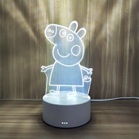 Veilleuse Led Personnalisée Haute Qualité Enfant Garçon Présent Lampe de Nuit 3D Lampe de Décoration de Chambre