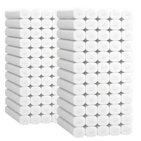 Papier toilette très vendu, 3 plis, 4 plis, doux, gaufré, hautement absorbant, rouleau de papier toilette pour la maison, la famille, la salle de bain, utilisation compacte