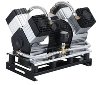 Compresseur d'air à Piston silencieux avec 2 cylindres, pour moteur à oxygène 750w10l, 8 bars, pompe à Air, grand remplacement