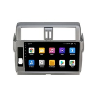 Système de navigation Android grand écran compatible 2014-2017 pour Prado avec GPS pour caméra de recul et tableau de bord