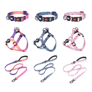 Custom OEM poliestere collare per cani solido imbottito petto indietro nastri di trazione piccolo cane di moda per animali domestici fornitura di Hot-Selling Dog - Product Image 6