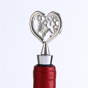 Nouveauté entreprise cadeaux promotionnels mariage retour cadeaux fête faveurs coeur bouchon de bouteille de vin saint valentin décoration de mariage - Product Image 3