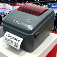 Printer Thermal POS Murah DiligenCe Android USB LAN BT/WiFi Interface A6 untuk Label Pengiriman Waybill Barcode 4X6 110mm Stok Tersedia