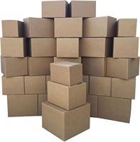 Boîtes en carton ondulé recyclables personnalisées pour l'emballage alimentaire (noix, graines) – Envois express 8x8x8 cm – Finition brillante/mate
