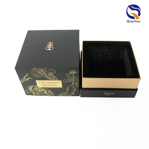 Boîte de parfum de luxe en carton solide avec impression couleur sur film brillant de haute qualité, avec flacon - Product Image 2