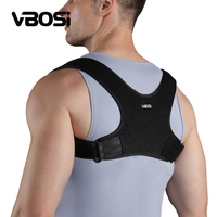 VBOSI 5002 Correcteur de posture réglable, soutien dorsal léger et portable, en maille respirante et douce pour la peau, invisible sous les vêtements
