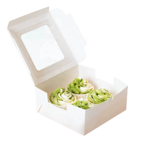Boîtes à gâteaux écologiques et recyclables, boîtes à gâteaux transparentes personnalisées avec logo