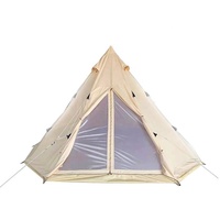 Offre Spéciale luxe Glamping tente été coton toile tipi dôme> 3000mm étanchéité 3m-6m tailles spacieux une chambre pour Camping