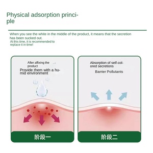 Patchs Hydrocolloïdes <span class=keywords><strong>Anti</strong></span>-Acné YH28 40 en Forme d'Étoile à 5 Branches et de Papillon, Dissimulateur, Imperméables, <span class=keywords><strong>Anti</strong></span>-Transpiration, en PE, pour le Commerce International - Product Image 3