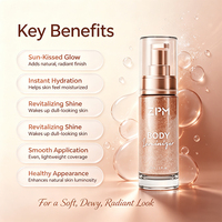 Huile scintillante pour le corps Rose Gold Natural Glow Luminizer