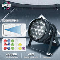 Projecteur LED PAR DMX 512 19x10W RGBW 19pcs étanche en aluminium moulé sous pression pour extérieur, idéal pour les mariages