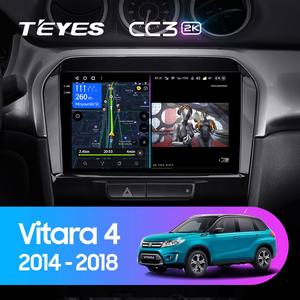 <span class=keywords><strong>TEYES</strong></span> <span class=keywords><strong>CC3</strong></span> 2K para Suzuki Vitara 4 2014 - 2018 Radio de coche reproductor de vídeo Multimedia navegación estéreo GPS <span class=keywords><strong>Android</strong></span> 10 No 2DIN - Product Image 2