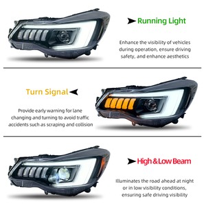 Faros Delanteros LED para <span class=keywords><strong>Subaru</strong></span> <span class=keywords><strong>XV</strong></span> 2012 a 2017 Modelo 2016 - Product Image 4