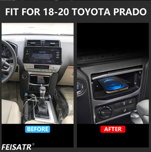 トヨタプラド18-20対応 ワイヤレス充電器 車載スマートワイヤレス充電パッド スマホホルダー充電 - Product Image 4