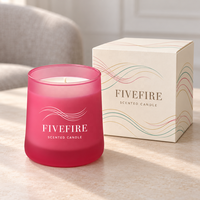 Bougies parfumées pour la maison en gros et bougies de luxe en verre Velas, bougies parfumées en cire de soja pour la maison