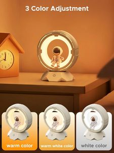 Luce <span class=keywords><strong>notturna</strong></span> per bambini <span class=keywords><strong>lampada</strong></span> spaziale astronauta luce <span class=keywords><strong>notturna</strong></span> creativa Silicone <span class=keywords><strong>lampada</strong></span> a LED per la casa e l'arredamento dell'ufficio - Product Image 4