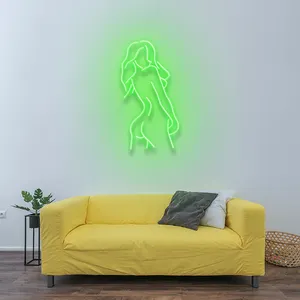 Koncept Drop Shipping 24inch Girl Wall Sign Neon Light Advertising Custom LED Neon Sign