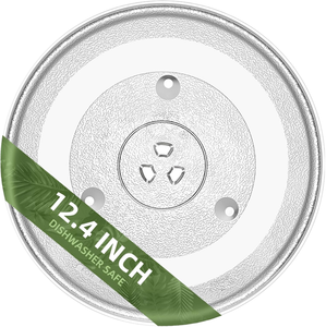 Plato Giratorio de Vidrio para <span class=keywords><strong>Horno</strong></span> <span class=keywords><strong>Microondas</strong></span>, Bandeja de Repuesto de 12.4 pulgadas/315mm, Venta al por Mayor de Fábrica OEM, Repuestos para <span class=keywords><strong>Microondas</strong></span> - Product Image 1