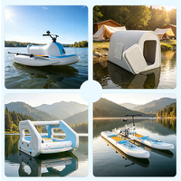 Bateau à moteur gonflable, scooter aquatique, jet ski pour parc aquatique, prix de gros, en stock en usine