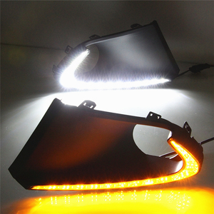 1 par LED DRL luces diurnas de niebla de la lámpara cubierta con amarillo luz del día para <span class=keywords><strong>Suzuki</strong></span> <span class=keywords><strong>Baleno</strong></span> 2016, 2017, <span class=keywords><strong>2018</strong></span>, 2019 - Product Image 1