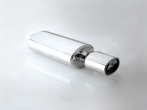 Punte di scarico marmitta di scarico tubi di coda Mute assorbe il suono acciaio inossidabile la dimensione argento può essere personalizzata W211 2 anni - Product Image 3