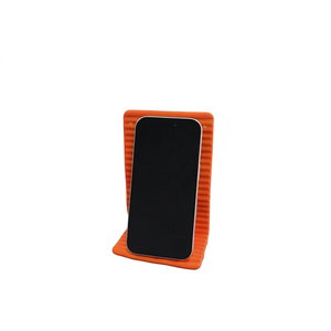 Support pliable antidérapant en aluminium, flexible et déformable, avec ventouse en silicone pour téléphone portable, orange - Product Image 3