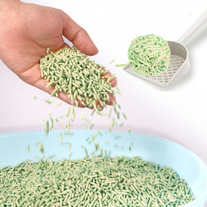 Ventas directas de fábrica <span class=keywords><strong>Kitty</strong></span> absorbe rápidamente arenas de arena para gatos de tofu para gatos Grumos fuertes Arena para gatos de tofu - Product Image 1