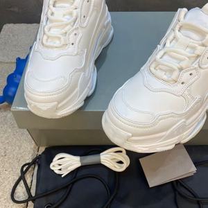 2025 Designer's New Light Luxury Thick-Soled <b>White</b> Dad <b>Shoes</b> Breathable Closed Toe Fabric Upper <b>Casual</b> Walking & Sports <b>Shoes</b> - Product Image 5