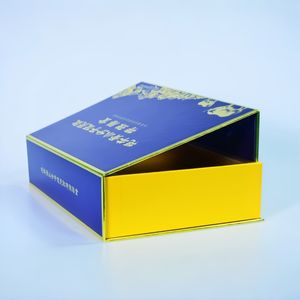 Caja de Cartón con Forma de Libro para Envasado de Alimentos Nutritivos, con Color y Tamaño Personalizados, Impresión Digital, Caja de Embalaje Magnética - Product Image 1