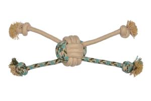 Küçük köpek pamuk halat çiğneme oyuncaklar, kapalı römorkör-savaş, diş temizleme ve taşlama, entelektüel gelişme - Product Image 2