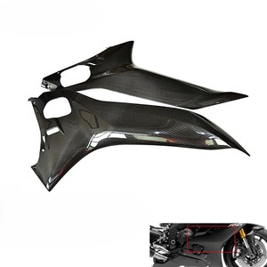 Carenado Lateral de Fibra de Carbono Seca 3K para Yamaha YZF-R6 2017-2024, Panel Lateral de Carrocería de Motocicleta - Product Image 1