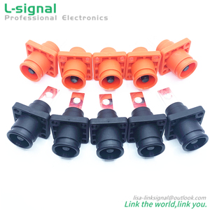 Connecteur HV de stockage d'énergie de charge de batterie Prise coudée Femelle Noir Rouge <span class=keywords><strong>Orange</strong></span> 1 Pin 12MM 350A Plastique IP67 Surlok <span class=keywords><strong>Plug</strong></span> - Product Image 3