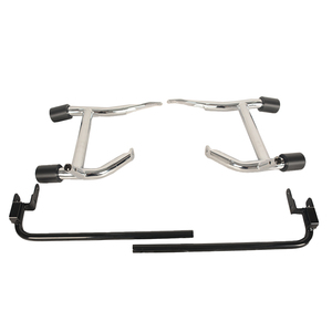 Nouvelles sacoches latérales CW avec barres de protection chromées <span class=keywords><strong>pour</strong></span> Touring Street Road Glide 14-25 en acier au carbone CW-HD-SBB021A-CR - Product Image 4