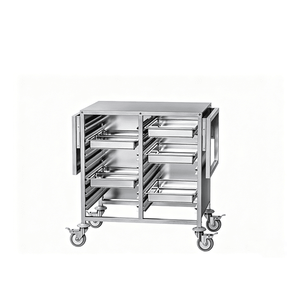 Chariot de cuisine électrique à double rangée en acier inoxydable pour gâteaux et pains grillés, en promotion - Product Image 3