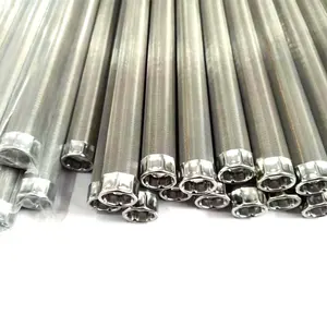 Stainless Steel Pleated Cartridge Stainless Steel Candle Sintered Metal Filter For Hydraulic Oil Filtration