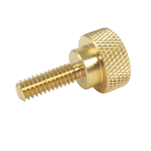 M6 M8 M10 custom alloy Flat Head Knurled thumb screw brass thumb screw shoulder plastic thumb screw