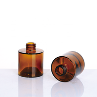 Bouteille diffuseur à roseaux en verre ambré marron, 200 ml, vide, personnalisable en gros pour la maison, avec bouchon, pour la décoration aromatique