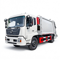 Camion compacteur de déchets Dongfeng 15CBM 4x2, compacteur hydraulique de déchets, LHD/RHD en option, camion de collecte des déchets sanitaires