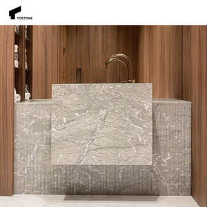 <span class=keywords><strong>Lavabo</strong></span> <span class=keywords><strong>de</strong></span> Pared Rectangular <span class=keywords><strong>de</strong></span> Mármol Verde Natural <span class=keywords><strong>de</strong></span> Lujo Tostone para Diseño Personalizado, Decoración <span class=keywords><strong>de</strong></span> Hogar, Villa u Hotel - Product Image 2