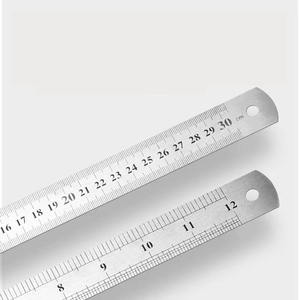 เครื่องวัดระดับ150<span class=keywords><strong>ม</strong></span><span class=keywords><strong>ม</strong></span>. ชุดคณิตศาสตร์<span class=keywords><strong>4</strong></span> 3<span class=keywords><strong>ม</strong></span>. สำหรับโต๊ะเลื่อนเห็นไม้บรรทัดสแตนเลสยืดหยุ่น30นิ้ว - Product Image 6