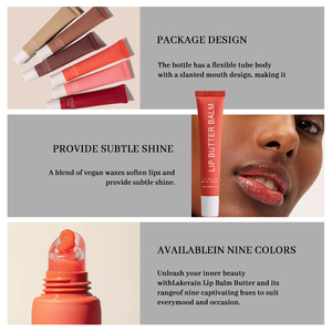<span class=keywords><strong>Gloss</strong></span> à lèvres en tube souple personnalisé avec logo, finition brillante et soyeuse, non lourd, effet teinté, vente en gros, produit phare - Product Image 4